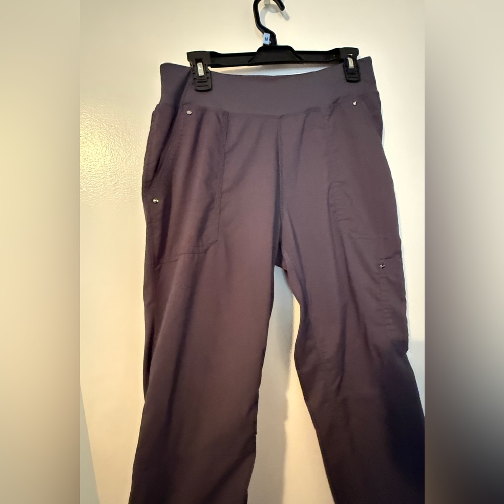 Healing Hands Women's Straight Leg Pants in dark grey